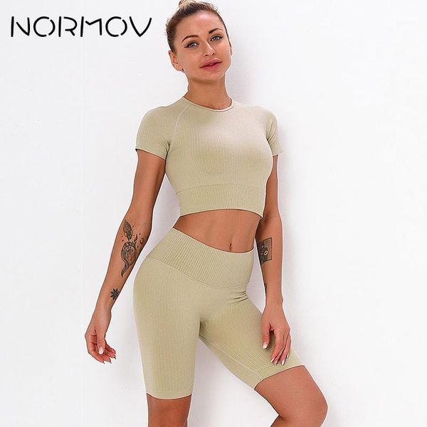 yoga outfits normov seamless 2 pcs women set sports fitness workout running gym high waist shorts+short sleeve shirts suits1, White;red
yoga outfits normov seamless 2 pcs women set sports fitness workout running gym high waist shorts+short sleeve shirts suits1, White;red