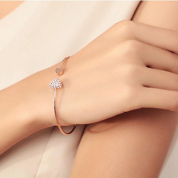 sumeng new arrival 2020 fashion adjustable crystal double heart bow bilezik cuff opening bracelet for women jewelry gifts sqcriu new_dhbest, Black
sumeng new arrival 2020 fashion adjustable crystal double heart bow bilezik cuff opening bracelet for women jewelry gifts sqcriu new_dhbest, Black