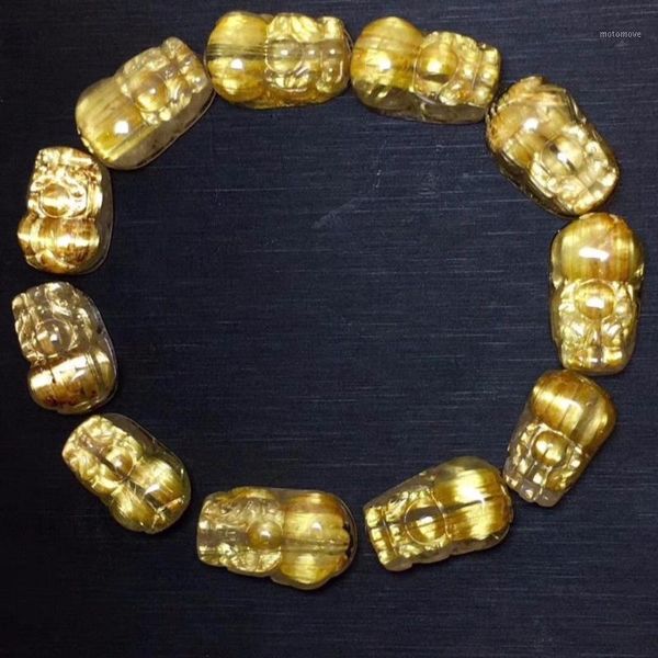 other bracelets 28.28g natural gold rutilated quartz titanium crystal pi xiu beads bracelet1, Golden;silver
other bracelets 28.28g natural gold rutilated quartz titanium crystal pi xiu beads bracelet1, Golden;silver