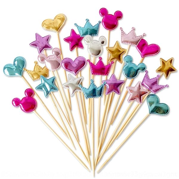 ghare cake shining decoration dessert toothpick table toothpick bright face heart heart dessert cake star crown five-corner plug-in 5 pieces
ghare cake shining decoration dessert toothpick table toothpick bright face heart heart dessert cake star crown five-corner plug-in 5 pieces