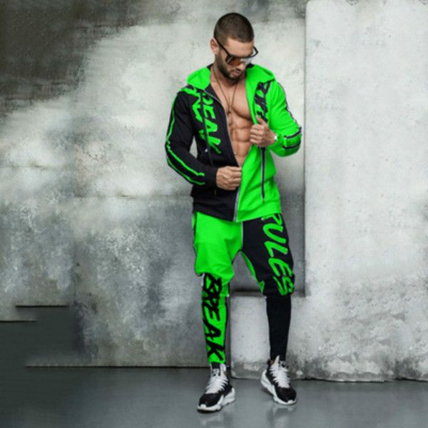 mens streetwear tracksuits mens casual hip hop letter printing suits youth fashion two-piece suits colorful hoodies + sweatpants, Gray
mens streetwear tracksuits mens casual hip hop letter printing suits youth fashion two-piece suits colorful hoodies + sweatpants, Gray