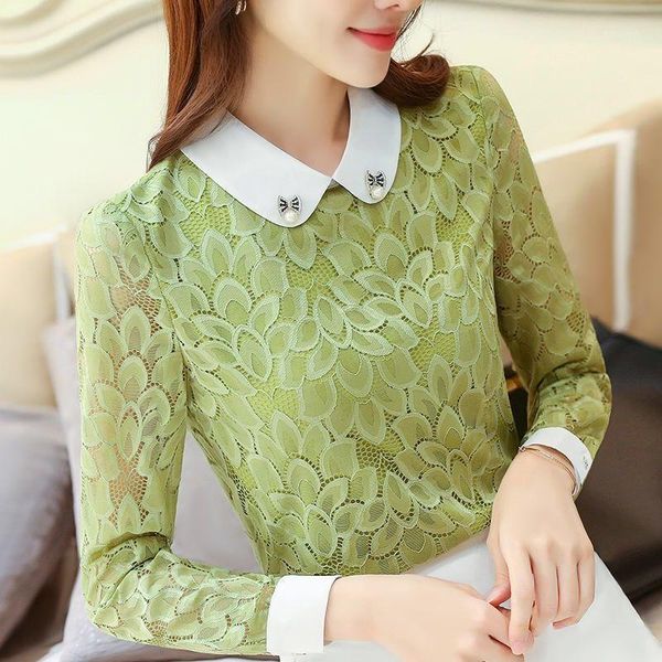 plus velvet thicken long sleeve bottom blouse 2020 autumn winter women doll neck hollowed out mesh lace shirt fimina blusa1, White
plus velvet thicken long sleeve bottom blouse 2020 autumn winter women doll neck hollowed out mesh lace shirt fimina blusa1, White