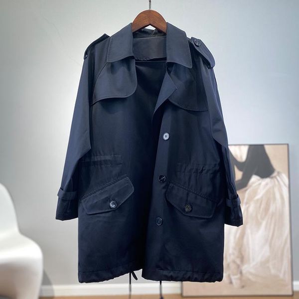 2021 autumn and winter new solid color lapel women's windbreaker jacket, Tan;black
2021 autumn and winter new solid color lapel women's windbreaker jacket, Tan;black