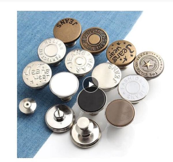 2pcs snap fastener metal shank buttons for clothing jeans perfect fit adjust button self increase reduce waist nail sew botones
2pcs snap fastener metal shank buttons for clothing jeans perfect fit adjust button self increase reduce waist nail sew botones
