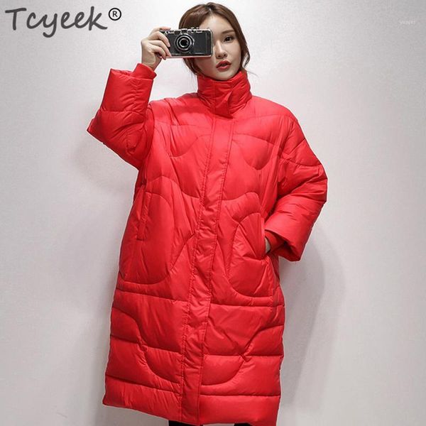 tcyeek plus size winter jacket women down coat female thick casual white duck down jacket womens warm long coats hiver 2019 90031, Black
tcyeek plus size winter jacket women down coat female thick casual white duck down jacket womens warm long coats hiver 2019 90031, Black