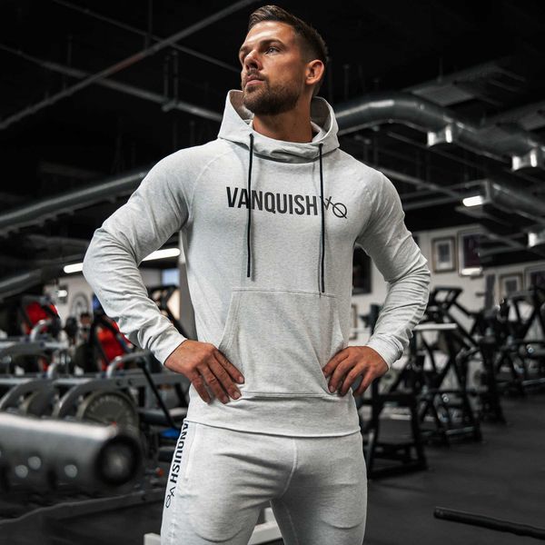 muscle fitness new men's sports hooded sweater outdoor sports basketball casual trousers, Black
muscle fitness new men's sports hooded sweater outdoor sports basketball casual trousers, Black