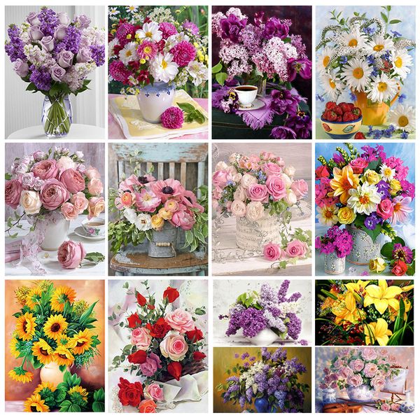 5d diy painting flower vase cross stitch kit full diamond embroidery mosaic rose picture of rhinestones gift home decor q1218
5d diy painting flower vase cross stitch kit full diamond embroidery mosaic rose picture of rhinestones gift home decor q1218