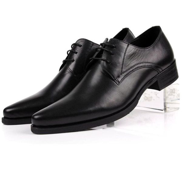 leather shoes wear leather shoes men's pointed toe men's style lace-up business formal genuine cow, Black
leather shoes wear leather shoes men's pointed toe men's style lace-up business formal genuine cow, Black