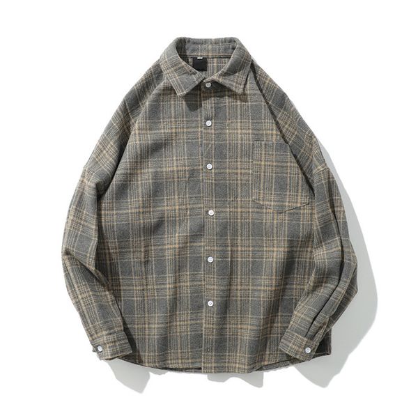 woolen thick shirt men women turn-down collar jacket outwear men's jackets, White;black
woolen thick shirt men women turn-down collar jacket outwear men's jackets, White;black