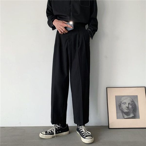 men's pants retro straight-leg casual trousers jogging man korean fashion trend loose wide-leg pant streetwear high quality, Black
men's pants retro straight-leg casual trousers jogging man korean fashion trend loose wide-leg pant streetwear high quality, Black