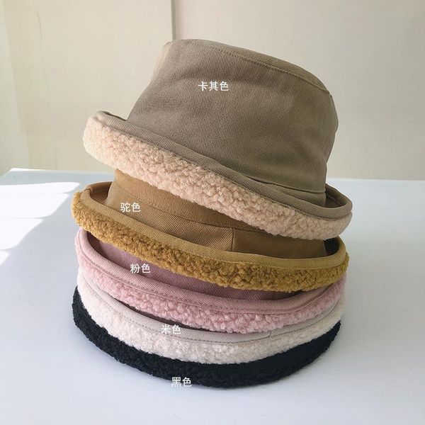 womens hats fashionable winter simple solid color lamb wool bucket hat foldable vintage fisherman hat, Blue;gray
womens hats fashionable winter simple solid color lamb wool bucket hat foldable vintage fisherman hat, Blue;gray