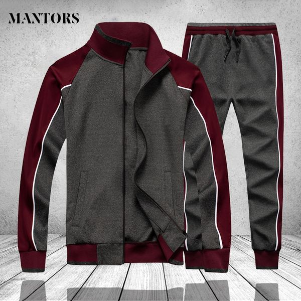 patchwork men tracksuit winter spring 2 pcs fleece sweatshirt jackets pants mens track suit set gym joggers sportswear male kg-60, Gray
patchwork men tracksuit winter spring 2 pcs fleece sweatshirt jackets pants mens track suit set gym joggers sportswear male kg-60, Gray