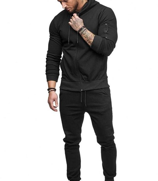 men 2set piece men winter jacket men's pu leather hoodies set men's sportswear arm zipper for fitness and leisure men track suit s, Gray
men 2set piece men winter jacket men's pu leather hoodies set men's sportswear arm zipper for fitness and leisure men track suit s, Gray