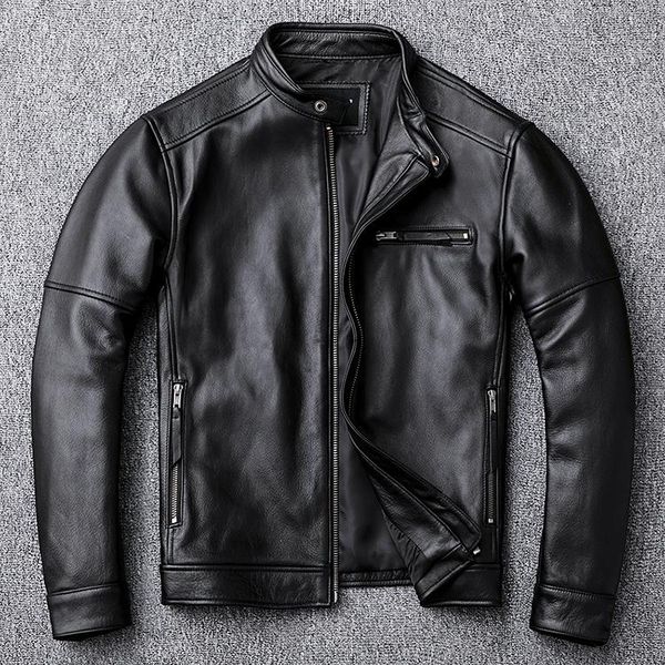 classic casual style,plus size cowhide jackets,men slim 100% genuine leather jacket.super sales leather coat,sales, Black
classic casual style,plus size cowhide jackets,men slim 100% genuine leather jacket.super sales leather coat,sales, Black