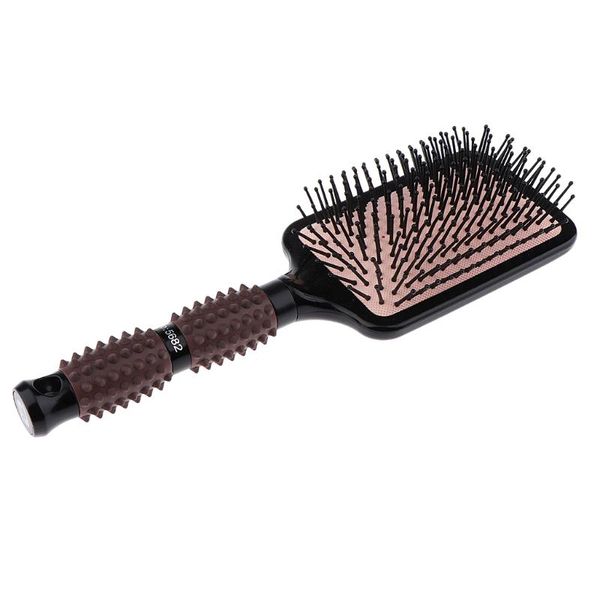 hair brushes anti-static scalp massage hairbrush air cushion detangler paddle comb square, Silver
hair brushes anti-static scalp massage hairbrush air cushion detangler paddle comb square, Silver