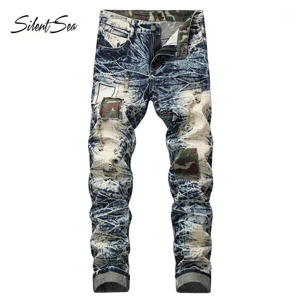 silentsea men jeans new fashion men casual jeans slim straight plus size long trousers pants1, Blue
silentsea men jeans new fashion men casual jeans slim straight plus size long trousers pants1, Blue
