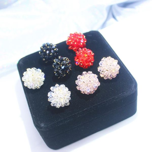 stud shiny side fashion brand jewelry crystal flower earrings for women gift handmade beads, Golden;silver
stud shiny side fashion brand jewelry crystal flower earrings for women gift handmade beads, Golden;silver