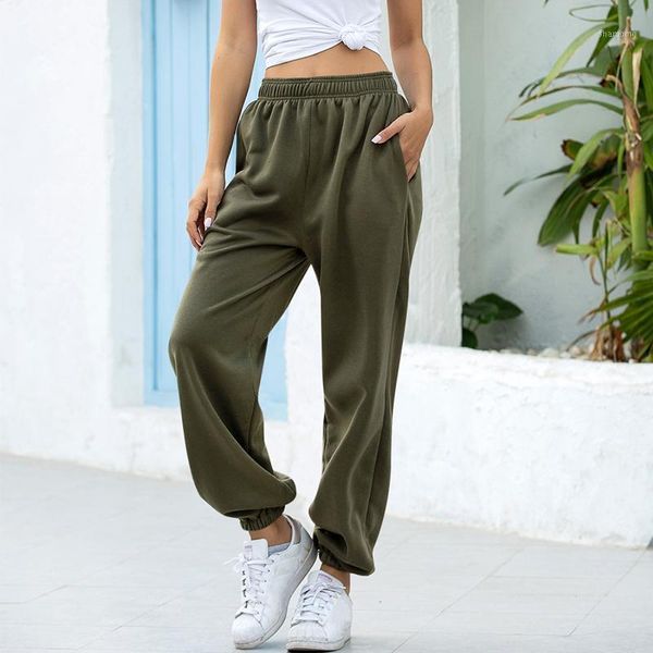 running pants pleated elastic high waist pant joggers women pockets solid color casual baggy sweatpants harajuku sports trousers1, Black;blue
running pants pleated elastic high waist pant joggers women pockets solid color casual baggy sweatpants harajuku sports trousers1, Black;blue