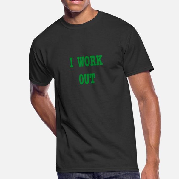 i work out t shirt classic print sports tracksuit hoodie sweatshirt