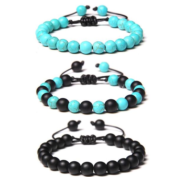 8 mm turquois beads bracelets men natural black matte onyx stone bracelet vintage adjustbale woven bangle for women jewelry gift
8 mm turquois beads bracelets men natural black matte onyx stone bracelet vintage adjustbale woven bangle for women jewelry gift