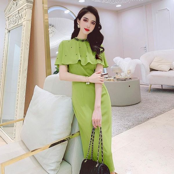 korean style frilly ladies'dress dresses heavy mantle ladies'garment ladies' summer industry dressed in diamond femme bathrob, Black;gray
korean style frilly ladies'dress dresses heavy mantle ladies'garment ladies' summer industry dressed in diamond femme bathrob, Black;gray