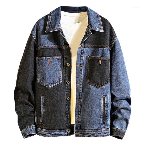 denim jacket men autumn winter casual long sleeve turn-down collar denim jacket and coat mens cardigan streetwear jaqueta1, Black;brown
denim jacket men autumn winter casual long sleeve turn-down collar denim jacket and coat mens cardigan streetwear jaqueta1, Black;brown