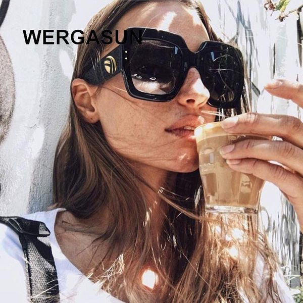 oversized square sunglasses women luxury transparent gradient sun glasses big frame vintage eyewear uv400, White;black
oversized square sunglasses women luxury transparent gradient sun glasses big frame vintage eyewear uv400, White;black