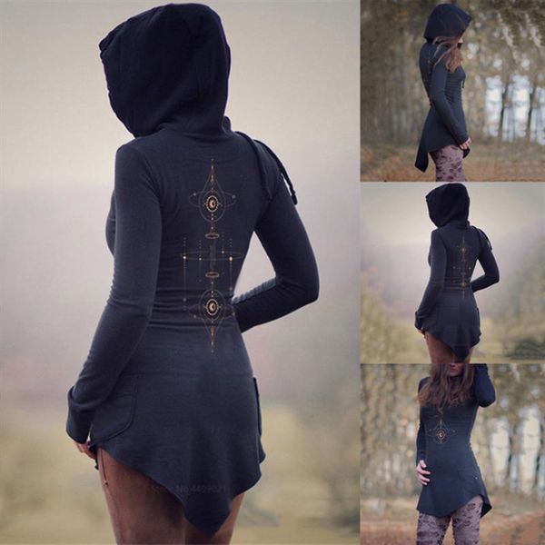 halloween costumes for women medieval cosplay gothic viking vintage renaissance dress hooded long sleeve clothing, Silver
halloween costumes for women medieval cosplay gothic viking vintage renaissance dress hooded long sleeve clothing, Silver