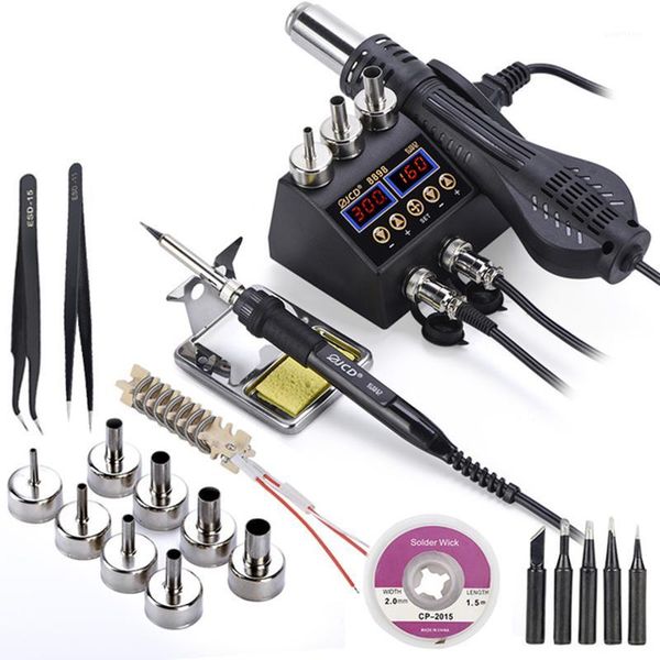 jcd 2in1 double switch control soldering station lcd digital display bga smd soldering rework station welding repair tools 88981
jcd 2in1 double switch control soldering station lcd digital display bga smd soldering rework station welding repair tools 88981