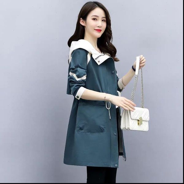 2021 women windbreaker jacket spring autumn fashion korea style vintage long overcoat female casual loose windbreaker coat y10, Tan;black
2021 women windbreaker jacket spring autumn fashion korea style vintage long overcoat female casual loose windbreaker coat y10, Tan;black
