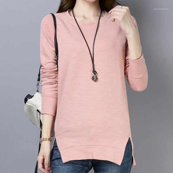 2019 long-sleeved t-shirt female shirt loose korean version of the bottoming shirt bamboo cotton autumn ladies tee1, White
2019 long-sleeved t-shirt female shirt loose korean version of the bottoming shirt bamboo cotton autumn ladies tee1, White