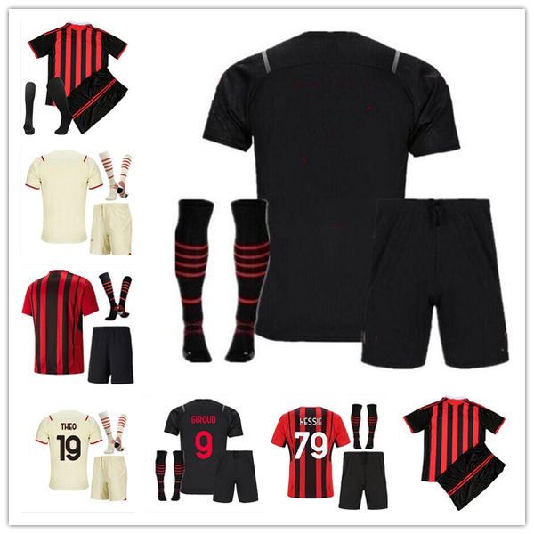 21 22 soccer jerseys giroud ibrahimovic third 3rd kit 2021 2022 tonali a.rebic kjer kessie theo brahim men kids sets zhu, Black;yellow
21 22 soccer jerseys giroud ibrahimovic third 3rd kit 2021 2022 tonali a.rebic kjer kessie theo brahim men kids sets zhu, Black;yellow