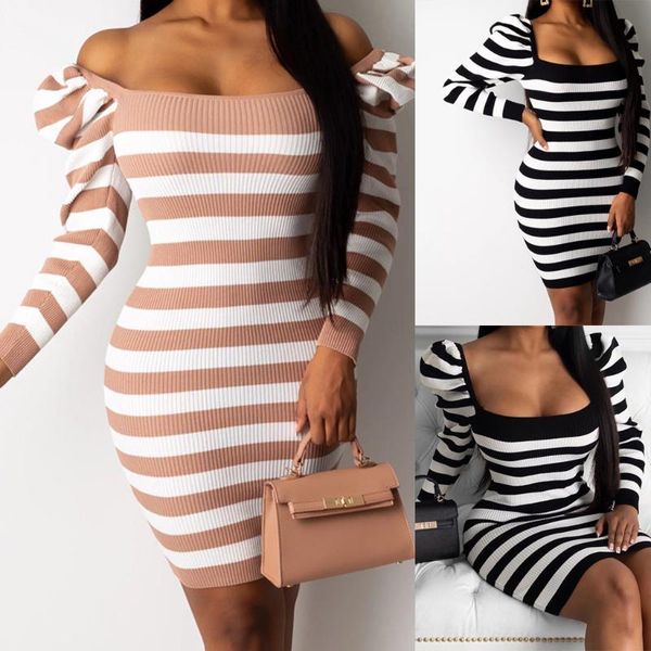 casual dresses 2021 dress for women fashion square collar stripe print long sleeve slim knee-length fall mini robe vestido, Black;gray
casual dresses 2021 dress for women fashion square collar stripe print long sleeve slim knee-length fall mini robe vestido, Black;gray
