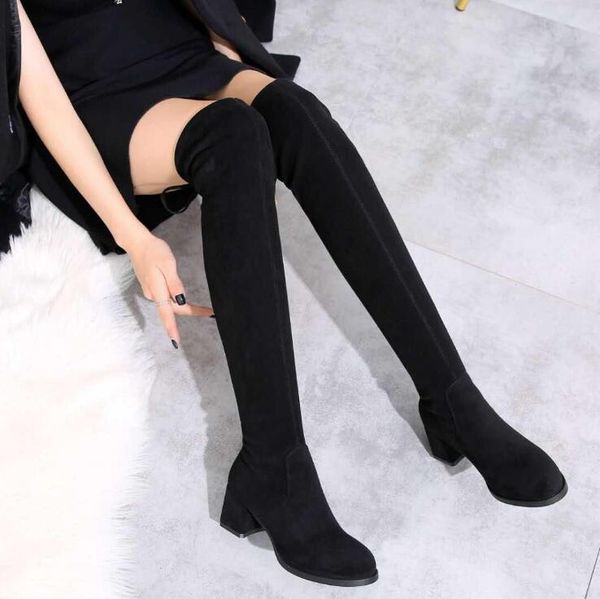 2020 autumn and winter new high-heeled stretch thin boots black european and american style boots plus velvet fashion boots
2020 autumn and winter new high-heeled stretch thin boots black european and american style boots plus velvet fashion boots