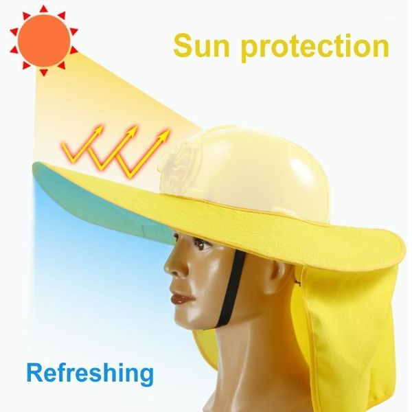 construction safety hat visor sun shade wide brim anti-uv neck shield cover hats cap1, Blue;gray
construction safety hat visor sun shade wide brim anti-uv neck shield cover hats cap1, Blue;gray