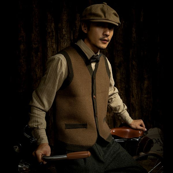 soarin british knitted waistcoat for men's design chicken heart collar casual slim sweater and vest clip
soarin british knitted waistcoat for men's design chicken heart collar casual slim sweater and vest clip