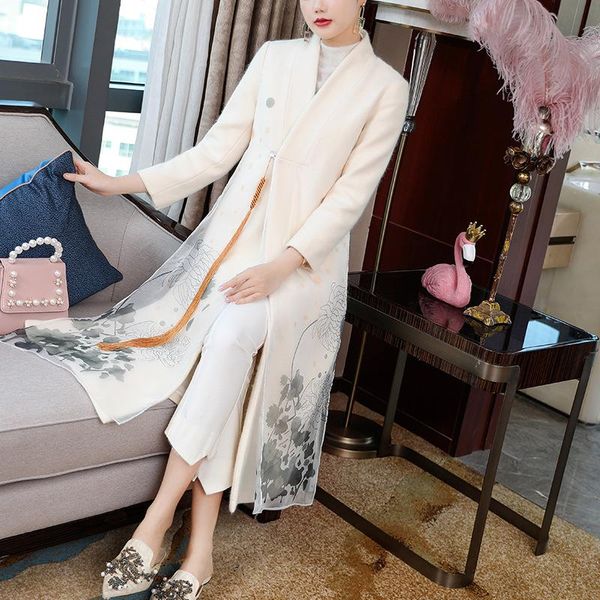 women's wool & blends han edition fashion cloth coat female with long qiu dong middle-aged clothing woolen a undertakes, Black
women's wool & blends han edition fashion cloth coat female with long qiu dong middle-aged clothing woolen a undertakes, Black