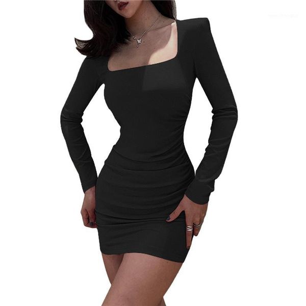 casual dresses women long sleeve square collar dress shoulder pad solid color for ladies female1, Black;gray
casual dresses women long sleeve square collar dress shoulder pad solid color for ladies female1, Black;gray