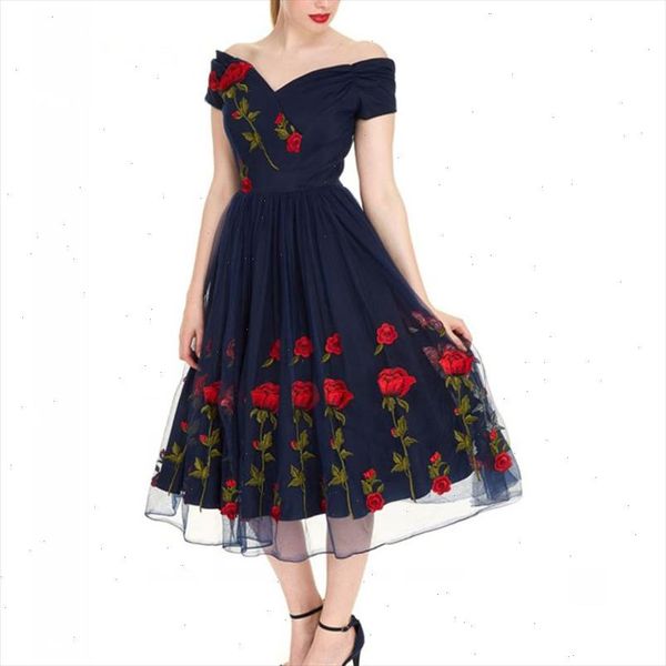 plus size 5xl women vintage off shoulder mesh lace summer dress retro rockabilly big swing party dresses, Black;gray
plus size 5xl women vintage off shoulder mesh lace summer dress retro rockabilly big swing party dresses, Black;gray