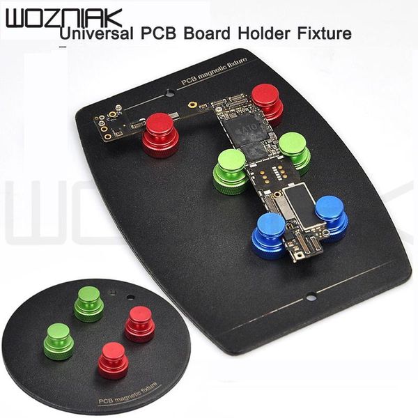 universal pcb fixture with 6pcs magnetic pins board holder circuit board soldering platform pcb fixture clamp groove repair1
universal pcb fixture with 6pcs magnetic pins board holder circuit board soldering platform pcb fixture clamp groove repair1
