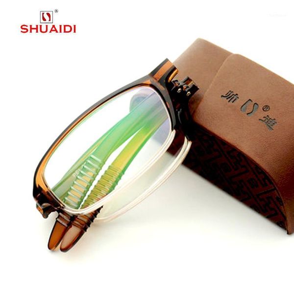 = shuai di = ultra-light tr90 reading glasses men women non-slip portable fold half-rim brown spectacles +0.5 +0.75 +1 to +61, White;black
= shuai di = ultra-light tr90 reading glasses men women non-slip portable fold half-rim brown spectacles +0.5 +0.75 +1 to +61, White;black
