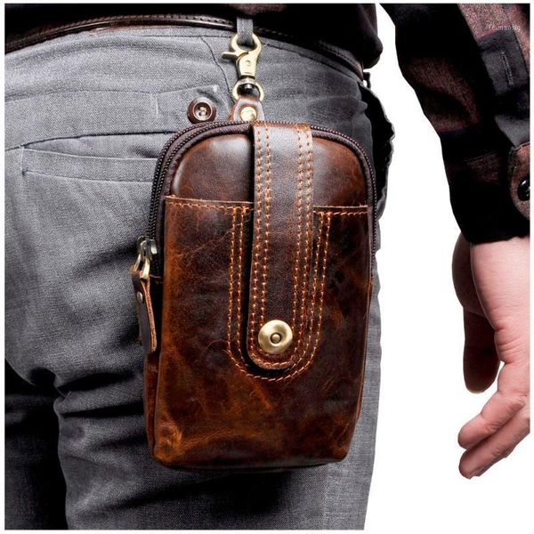 real leather men casual design small waist bag pouch cowhide fashion hook waist belt pack cigarette case phone pouch 012c1
real leather men casual design small waist bag pouch cowhide fashion hook waist belt pack cigarette case phone pouch 012c1