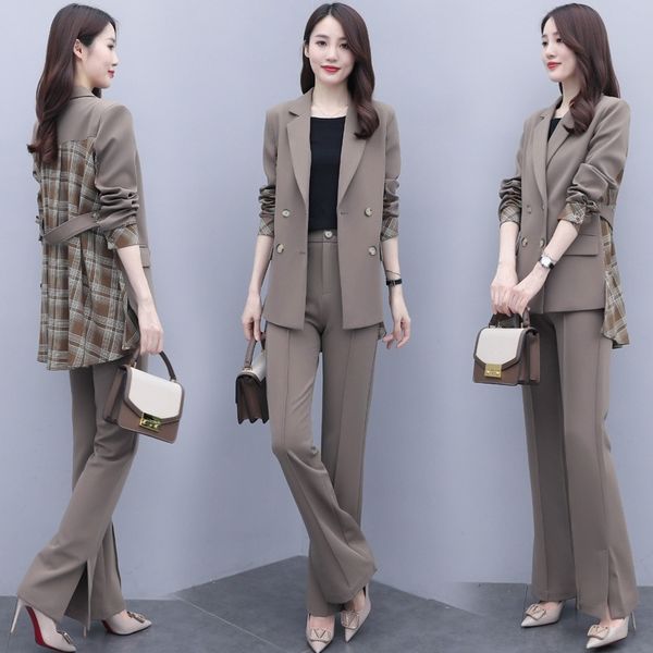 unihz 2020 casual temperament small for women fashion spring and two-pieceautumn two-piececasual fashion new style young goddess fan suit tw, Gray
unihz 2020 casual temperament small for women fashion spring and two-pieceautumn two-piececasual fashion new style young goddess fan suit tw, Gray
