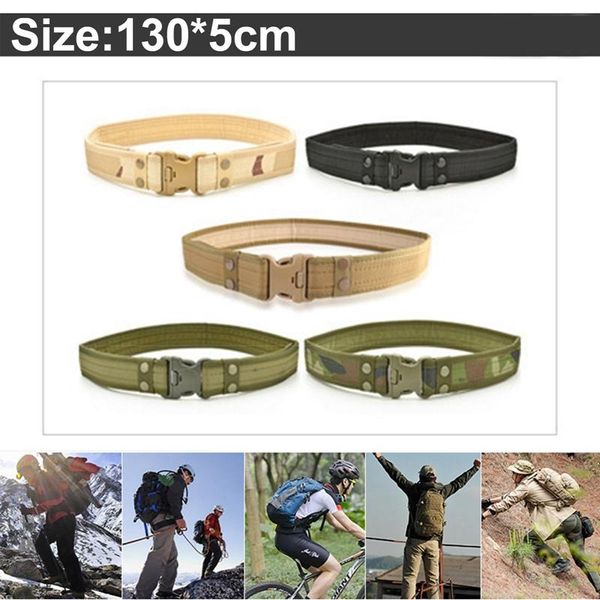 130cm 2020/2021 new army style combat belts quick release tactical belt fashion men canvas waistband outdoor hunting, Black;gray
130cm 2020/2021 new army style combat belts quick release tactical belt fashion men canvas waistband outdoor hunting, Black;gray