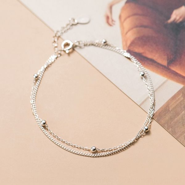 eloge s925 silver women's korean version simple ins scenery bead bracelet bracelet double layer design feeling hand jewelry s4068 czwds, Golden;silver
eloge s925 silver women's korean version simple ins scenery bead bracelet bracelet double layer design feeling hand jewelry s4068 czwds, Golden;silver