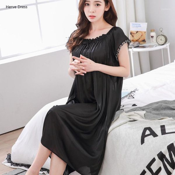 o neck women satin nightgown lace sleepwear short sleeve ladies silk nightwear sleep wear night gown lingerie dress #w1, Black;red
o neck women satin nightgown lace sleepwear short sleeve ladies silk nightwear sleep wear night gown lingerie dress #w1, Black;red