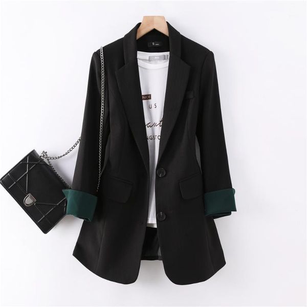 lauri laki solid vintage single breasted blazer women elegant office lady long sleeve blazer jacket autumn spring outerwear1, White;black
lauri laki solid vintage single breasted blazer women elegant office lady long sleeve blazer jacket autumn spring outerwear1, White;black