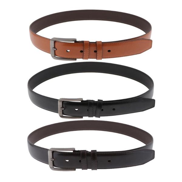 mens leather belt pin buckle trouser pants jeans waistbelt straps waistband, Black;brown
mens leather belt pin buckle trouser pants jeans waistbelt straps waistband, Black;brown