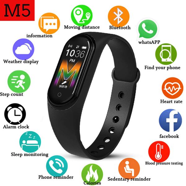 m5 - men's women's sports smart watch, heart rate control wristband, suitable for iphone and android, new in 2020
m5 - men's women's sports smart watch, heart rate control wristband, suitable for iphone and android, new in 2020