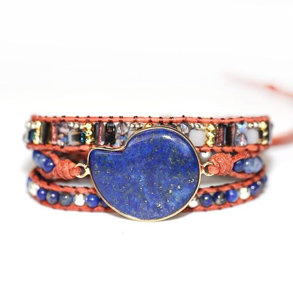 tennis 2021 natural stones ocean style conch shape lapis lazuli 3x unique handmade ethnic bracelets gift jewelry, Golden;silver
tennis 2021 natural stones ocean style conch shape lapis lazuli 3x unique handmade ethnic bracelets gift jewelry, Golden;silver